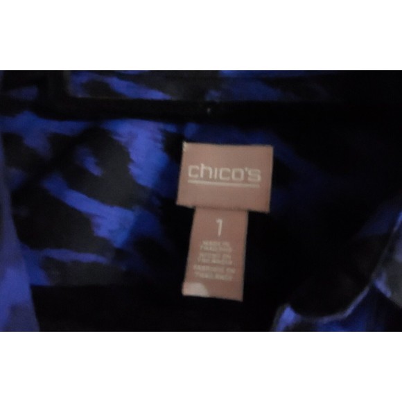 Chico's Tops Shirts Wrinkle Resistant, Women's,1 (M), 17.5 Inch Of Armp To Armp - Picture 2 of 8